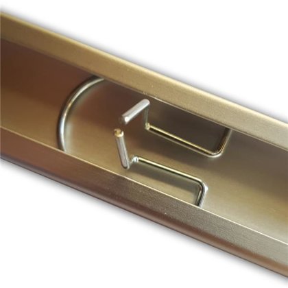 Clip perfil bajo puertas     Ref.00517