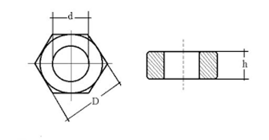 Tuerca M-7     Ref.00554